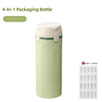 TSA Approved 4-in-1 Rotating Travel Dispenser Bottle Set Leakproof Refillable Lotion Shampoo Toiletry Kit Business Wholesale